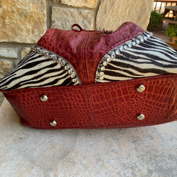 Ravianni Ladies Handbag & Matching Wallet & portfolio - all genuine leather - Picture 6 of 14